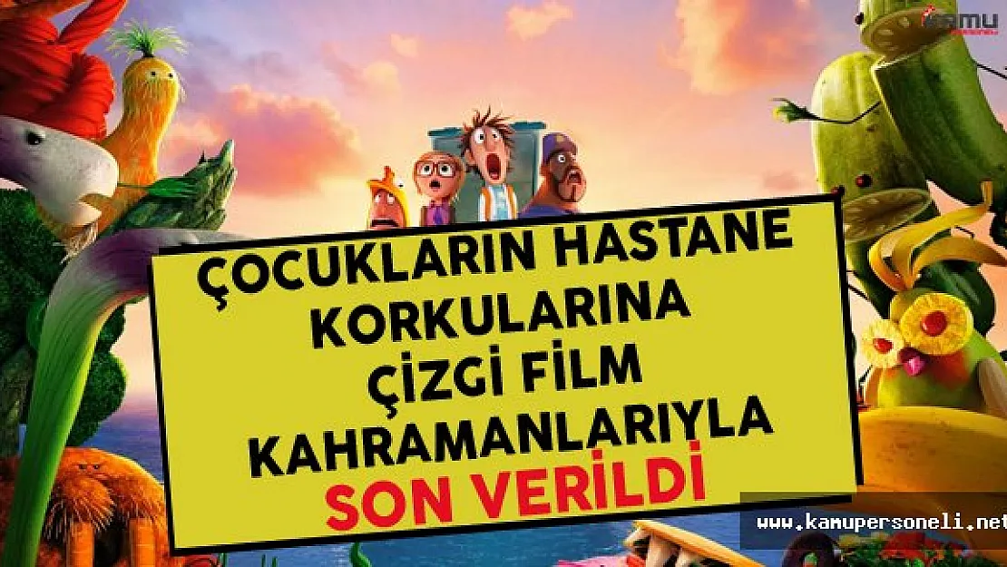 Çocukların Hastane Korkularına Çizgi Film Kahramanlarıyla Son Verildi