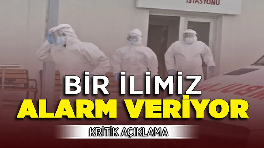 Çok Önemli Açıklama Yapıldı ! Bir İlimiz Alarm Veriyor