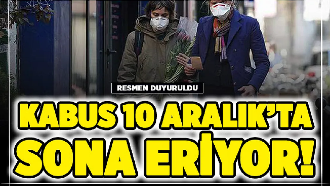 Corona virüs salgını 10 Aralık'ta rüya oluyor!