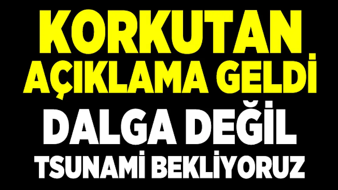 Corona virüs salgınında korkutan 2. dalga açıklaması! Dalga olarak değil Tsunami olarak görürüz!