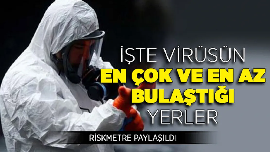 Corona Virüsünün En Çok ve En Az Bulaştığı Yerler Belli Oldu ! İşte Detaylar