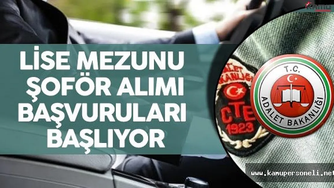 CTE  Lise Mezunu Sözleşmeli Şoför Alımı Başvuruları Başlıyor