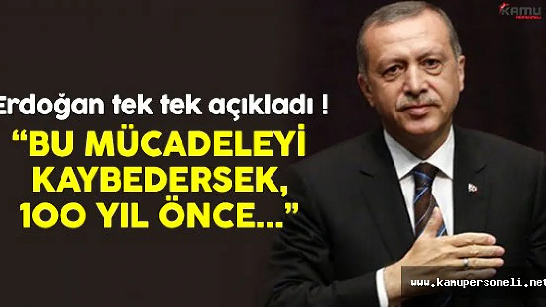 Cumhurbaşkanı Erdoğan 2023 hedefleriyle ilgili açıklama yaptı