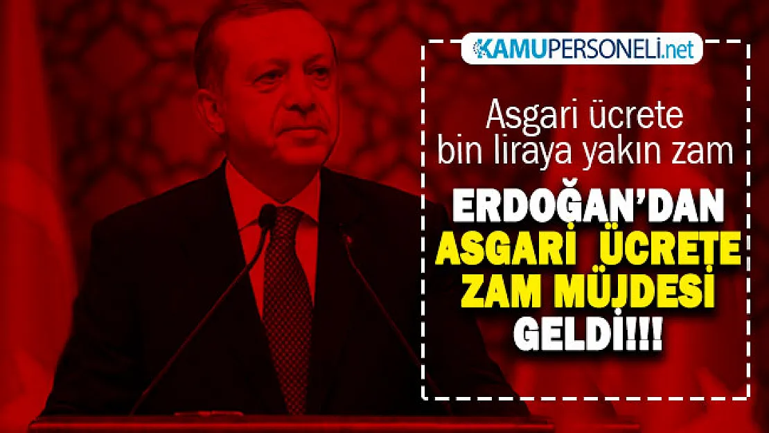 Cumhurbaşkanı Erdoğan asgari ücrete ikinci zam müjdesini verdi! Asgari ücrete 1.000 TL'ye yakın zam: İşte asgari ücret zam detayları