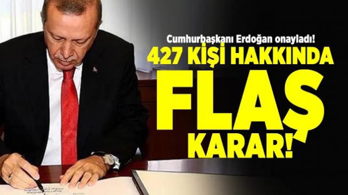 Cumhurbaşkanı Erdoğan atamaları onayladı! 14 Temmuz Resmi Gazete'de yayımlandı