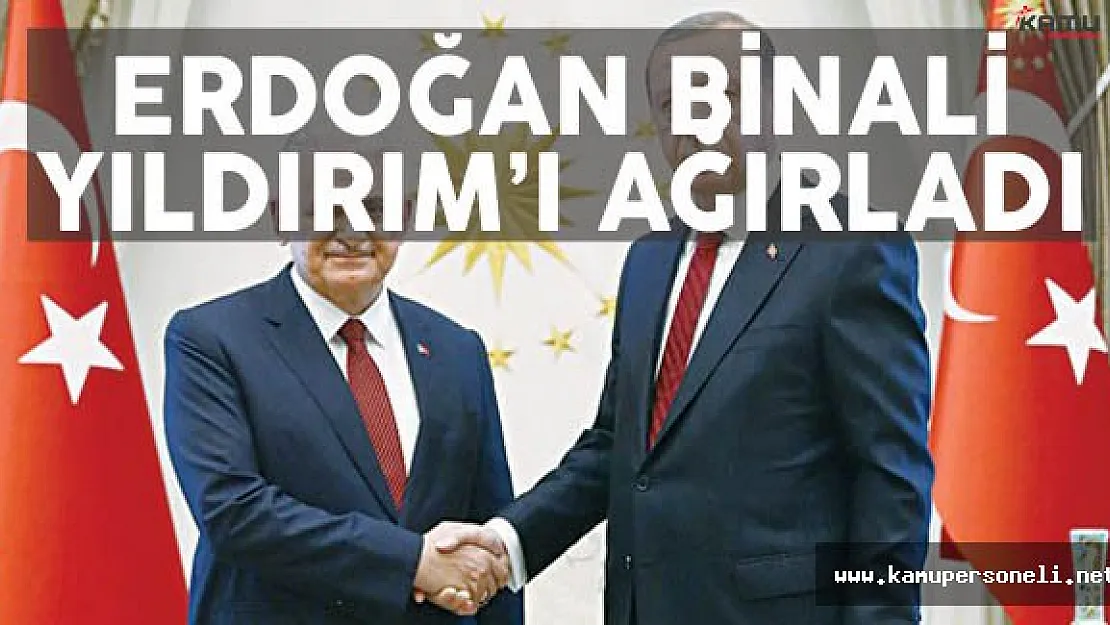 Cumhurbaşkanı Erdoğan Binali Yıldırım'ı Ağırladı