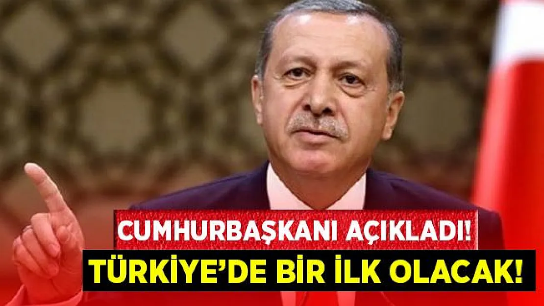 Cumhurbaşkanı Erdoğan canlı yayında duyurdu! Türkiye'de bir ilk olacak! Ağustos'ta açılıyor!