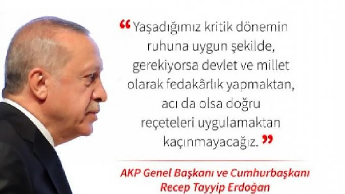 Cumhurbaşkanı Erdoğan faizlerin yükseleceğine ve ek vergilerin getirileceğine işaret etti!
