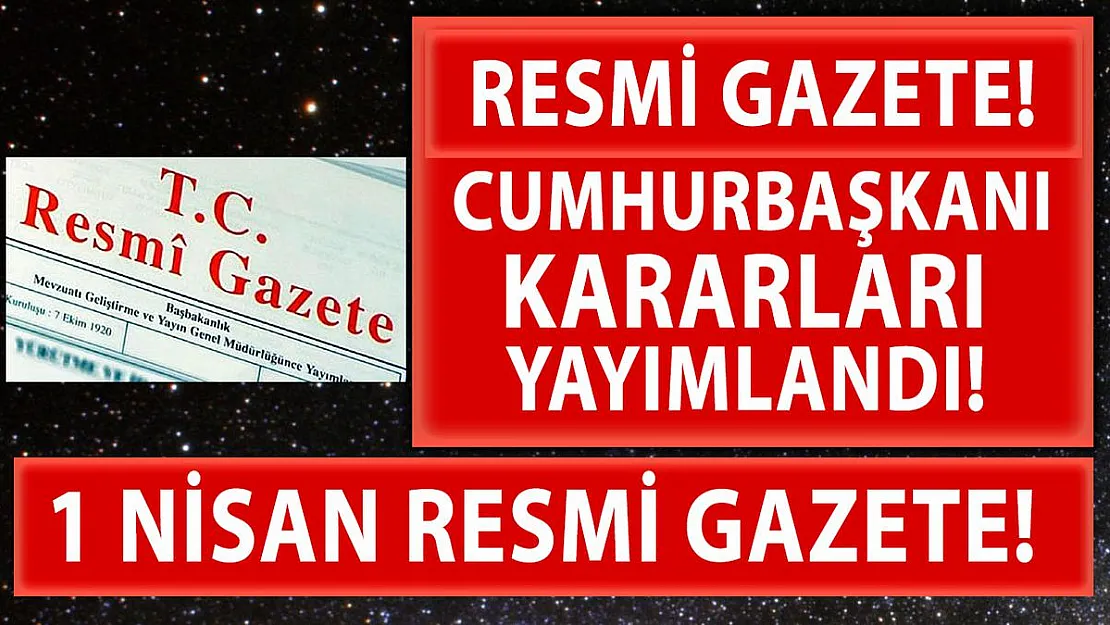 Cumhurbaşkanı Erdoğan imzaladı! Yeni kararlar açıklandı!