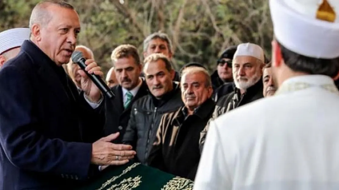 Cumhurbaşkanı Erdoğan Kadir Turgut'un cenaze törenine katıldı