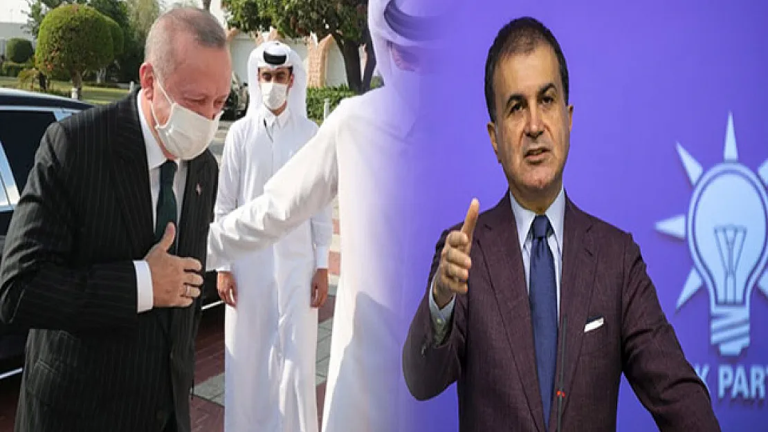 Cumhurbaşkanı Erdoğan Katar Emiri önünde eğildi iddiası! Ömer Çelik tepki gösterdi