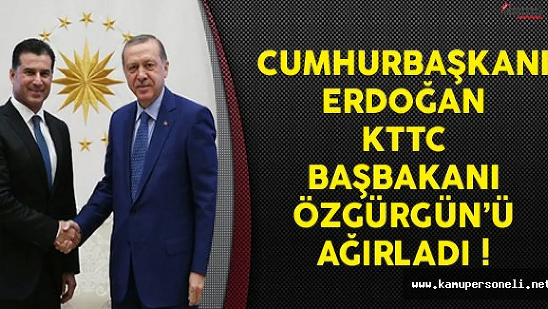 Cumhurbaşkanı Erdoğan KKTC Başbakanı Özgürgün'ü Ağırladı