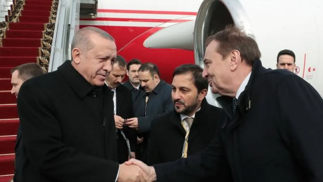 Cumhurbaşkanı Erdoğan, özel uçak 'CAN' ile Rusya'nın Soçi kentine geldi