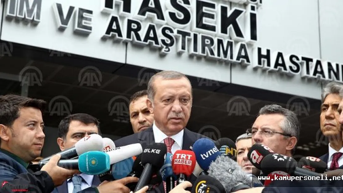 Cumhurbaşkanı Erdoğan Patlamada Yaralananları Ziyaret Etti