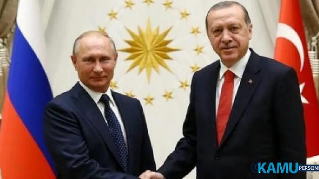 Cumhurbaşkanı Erdoğan Rusya Devlet Başkanı Putin İle Görüştü