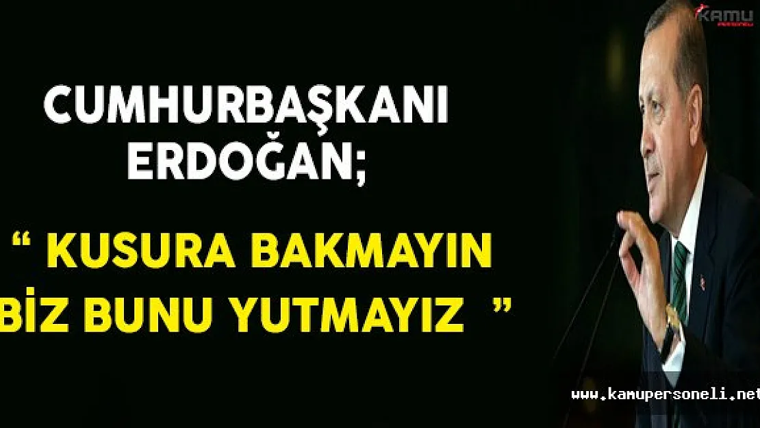 Cumhurbaşkanı Erdoğan Terör Örgütlerine Yardım Hakkında Sert Konuştu