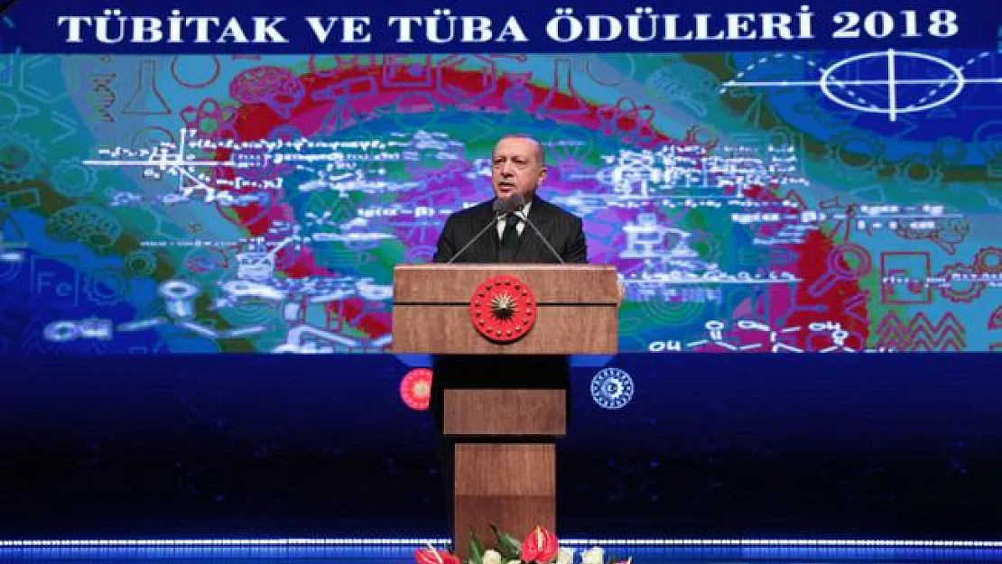 Cumhurbaşkanı Erdoğan, TÜBİTAK ve TÜBA Ödülleri Töreni'nde konuştu