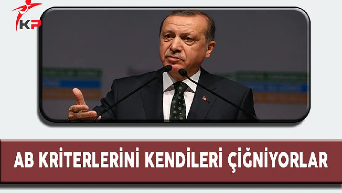 Cumhurbaşkanı Erdoğan: 'Yıllarca AB Kriterleri Adı Altında Bize Dayattıkları Ne Varsa Şimdi Hepsini Kendileri Çiğniyor'