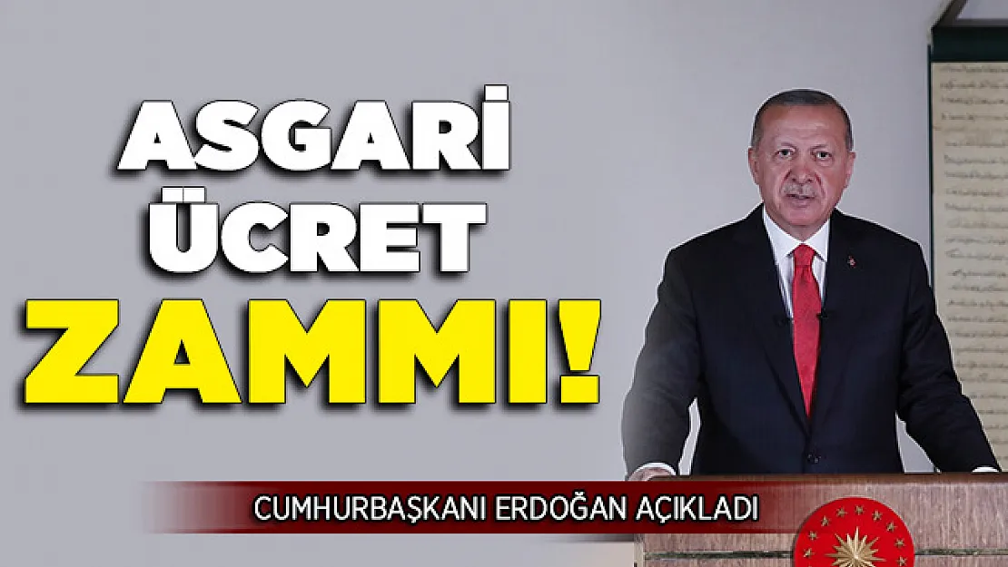 Cumhurbaşkanı Erdoğan'dan Asgari Ücret Zammı Açıklaması