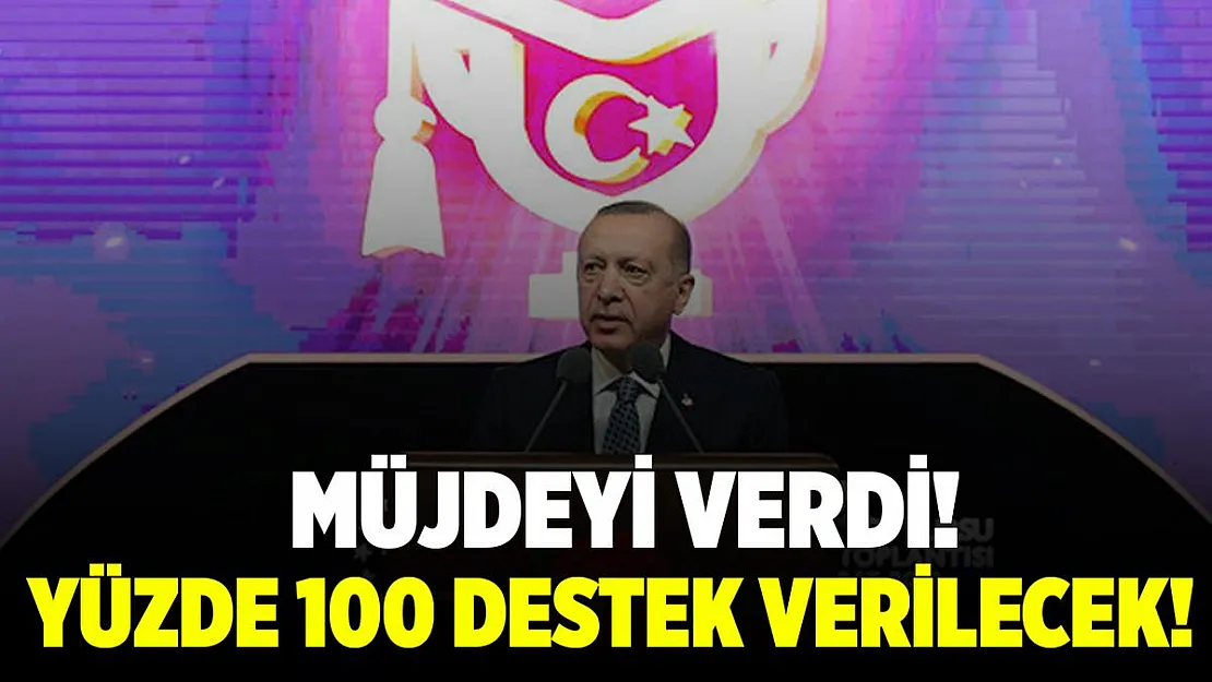 Cumhurbaşkanı Erdoğan'dan müjde! Bu kişiler yüzde 100 burslu okuyabilecek!