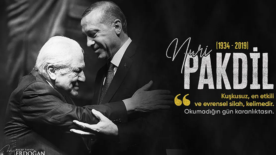 Cumhurbaşkanı Erdoğan'dan Nuri Pakdil Paylaşımı