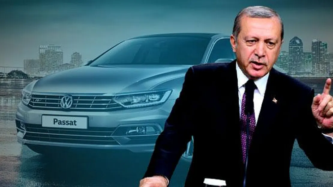 Cumhurbaşkanı Erdoğan'dan Volkswagen'in yatırımına Passat jesti!