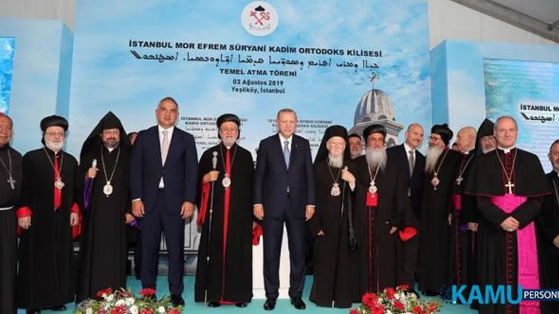 Cumhurbaşkanı Erdoğan'ın Kilisenin temel atma töreni için Yunanistan'a örnek olmalı açıklaması