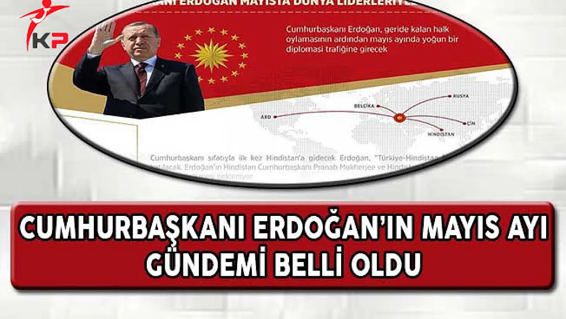 Cumhurbaşkanı Erdoğan'ın Mayıs Ayı Gündemi Belli Oldu ! Dünya Liderleriyle Görüşecek