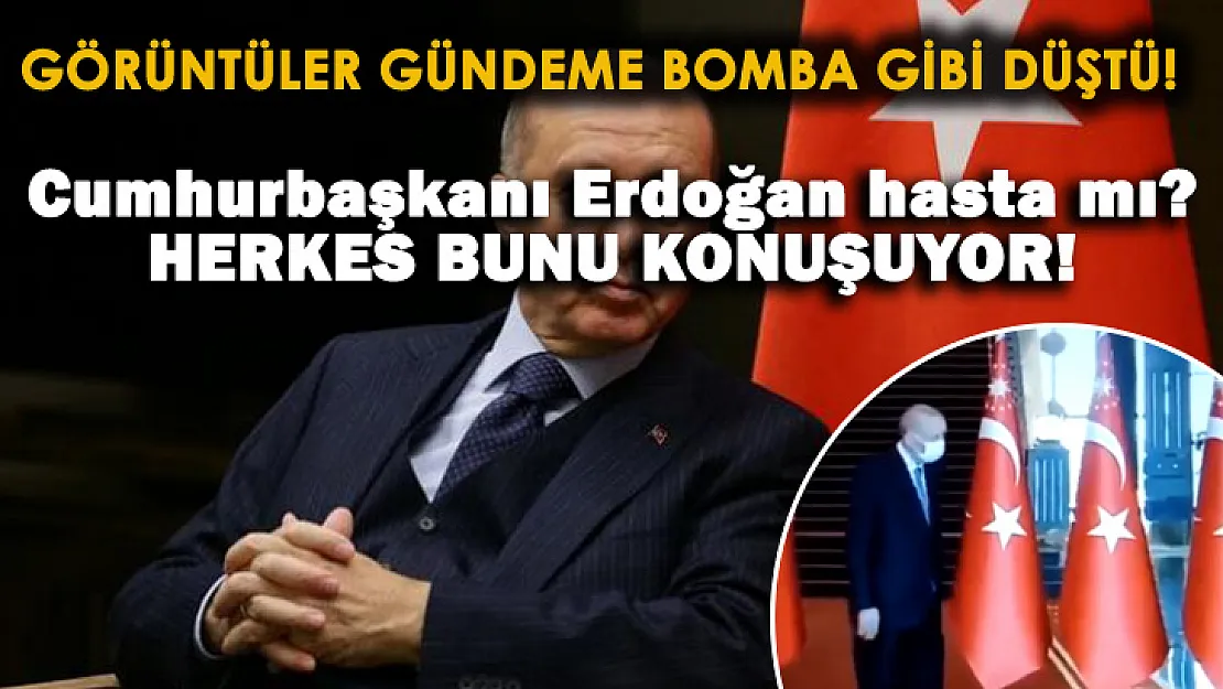 Cumhurbaşkanı Erdoğan'ın yürümekte zorlandığı görüntüler gündeme bomba gibi düştü!