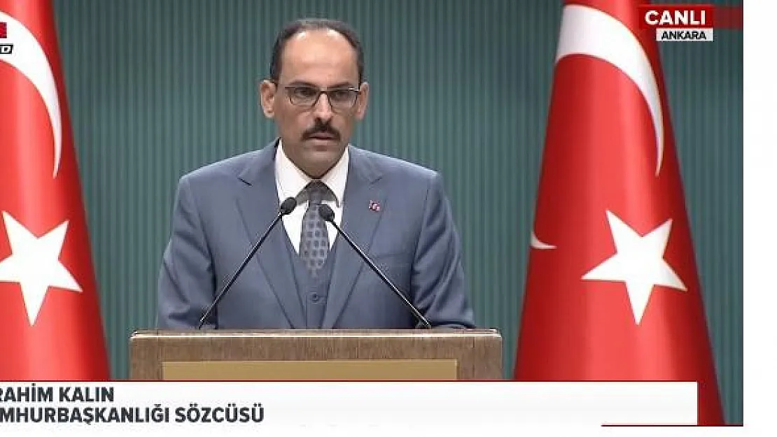 Cumhurbaşkanı Sözcüsü Kalın'dan flaş açıklamalar! Siyanür satışı, S-400, F-35...