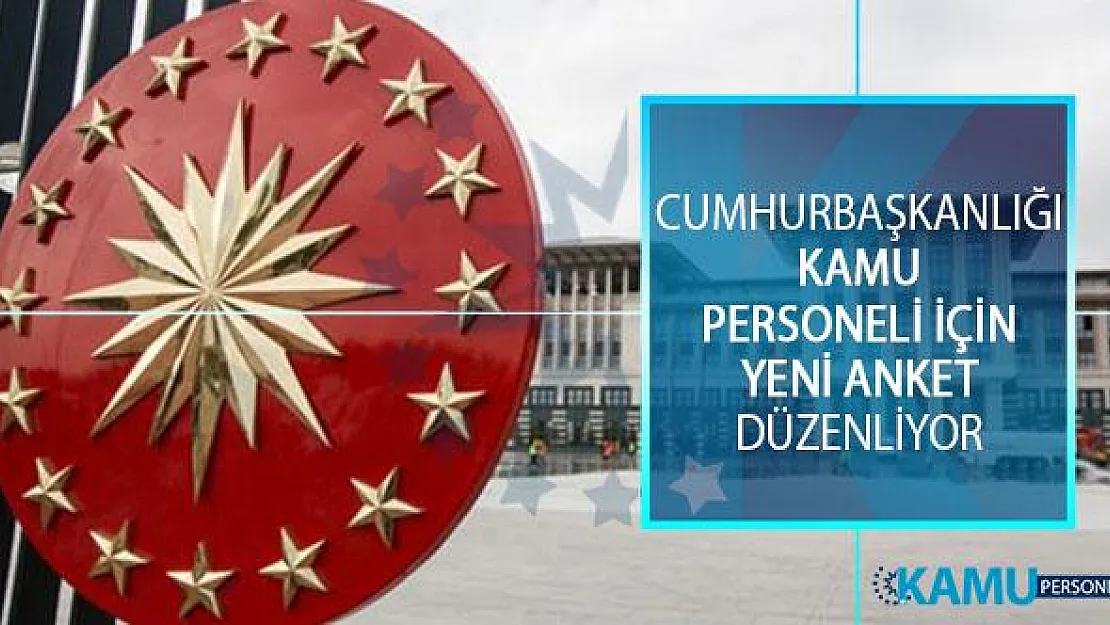 Cumhurbaşkanlığı İnsan Kaynakları Ofisi Polis Memurları İçin Anket Düzenliyor!