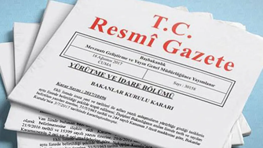 Cumhurbaşkanlığı Kararnamesi Resmi Gazete'de Yayımlandı! 10 Mayıs 2019 Tarihli Resmi Gazete