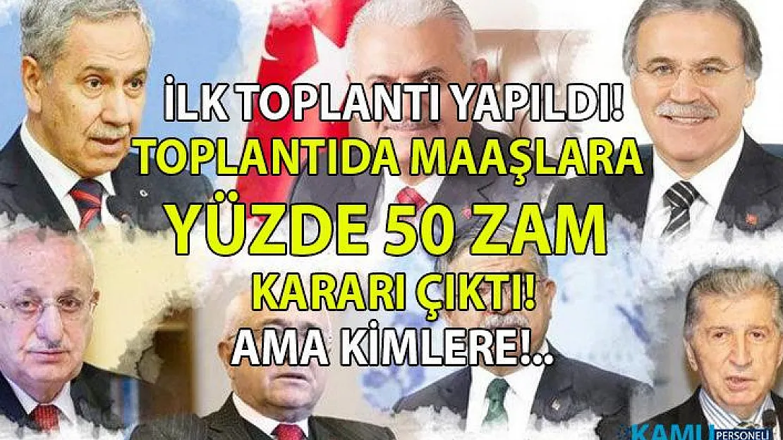 Cumhurbaşkanlığı kurul üyelerinin (YİK) maaşlarına yüzde 50 zam yapıldı!