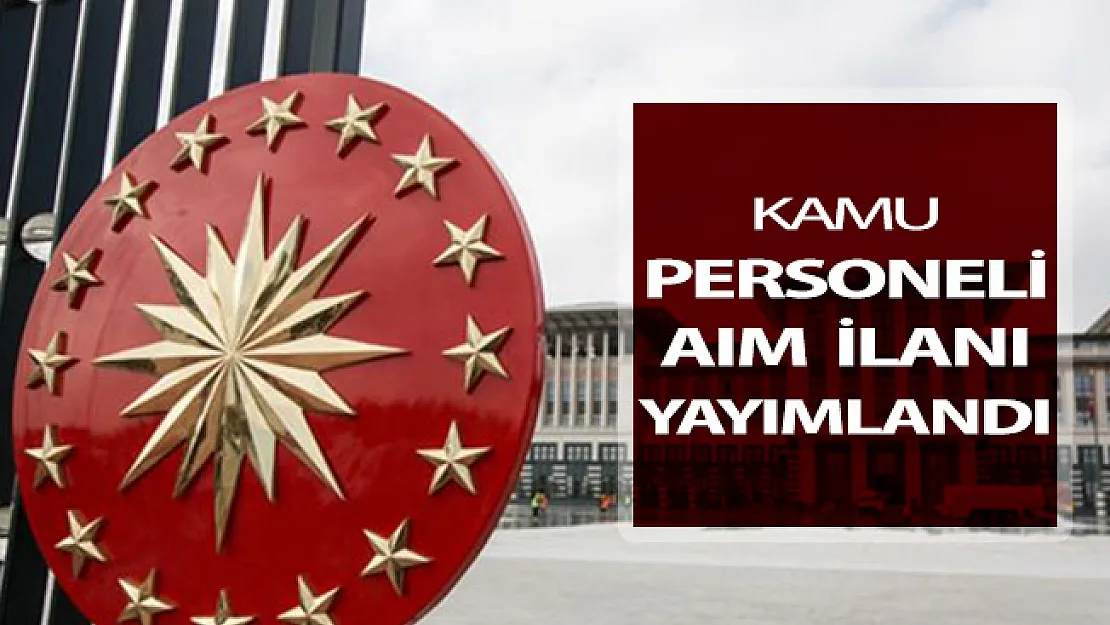 Cumhurbaşkanlığından Yeni İlan Yayımlandı ! Kamu Personeli Alımı Yapılıyor