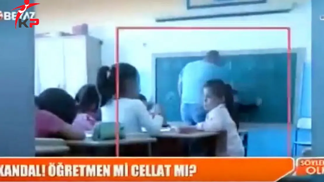 'D' harfini yazamayan çocuğa öğretmenden dayak