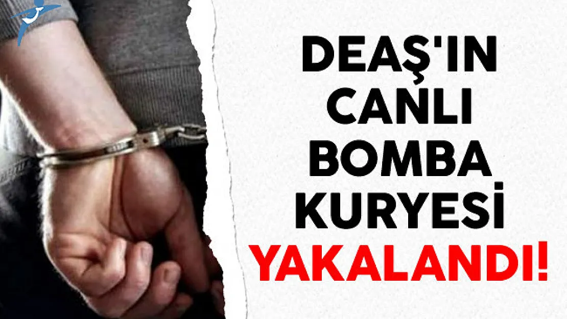 DEAŞ'ın Canlı Bomba Kuryesi Yakalandı