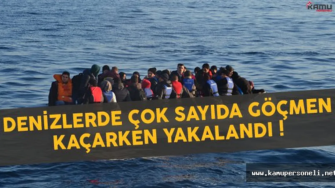 Denizlerde Çok Sayıda Göçmen Yakalandı