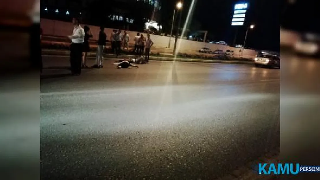Denizli-Ankara karayolunda trafik kazası! Karı kocaya araba çarptı