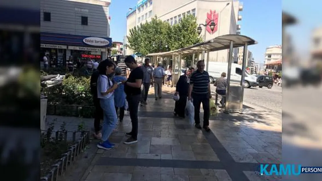 Denizli'de Deprem Sonrasında Ürküten Görüntü