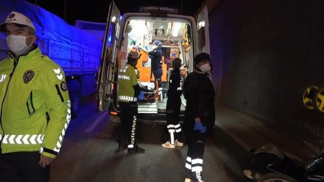 Denizli'de motosiklet kazası! 1 kişi hayatını kaybetti