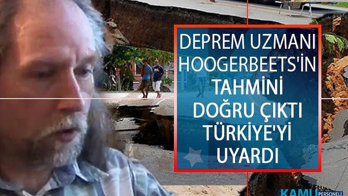 Deprem Uzmanı Frank Hoogerbeets'in Deprem Tahmini Doğru Çıktı! Frank Hoogerbeets Türkiye'yi Uyardı