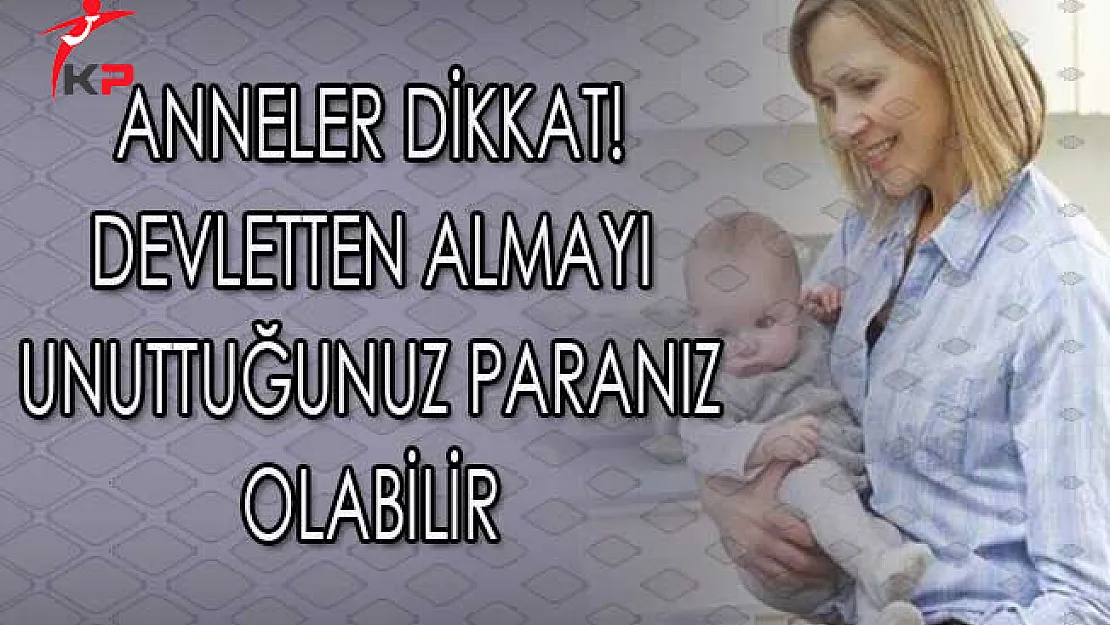 Devlet Annelere Destek Olmak Amacıyla Farklı Alanlarda Ödemeler Yapıyor