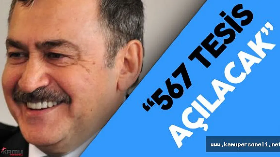 Devlet Su İşleri (DSİ) 2016 Yılında 567 Tesis Açacak
