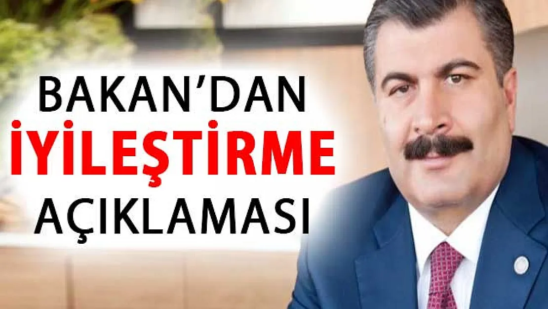 Diğer Sağlık Personeline İyileştirme Hakkında Bakan Koca'dan Flaş Açıklama