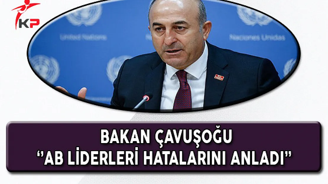 Dışişleri Bakanı Çavuşoğlu: AB Liderleri Hatalarını Anladı