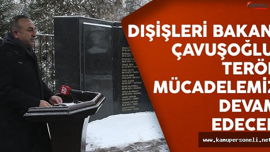 Dışişleri Bakanı Çavuşoğlu: Terör Mücadelemiz Devam Edecek
