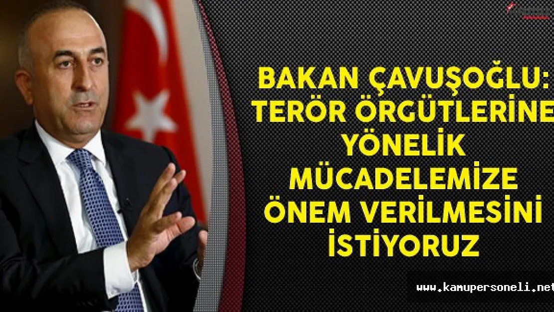 Dışişleri Bakanı Mevlüt Çavuşoğlu: Terör Örgütlerine Yönelik Mücadelemize Önem Verilmesini İstiyoruz