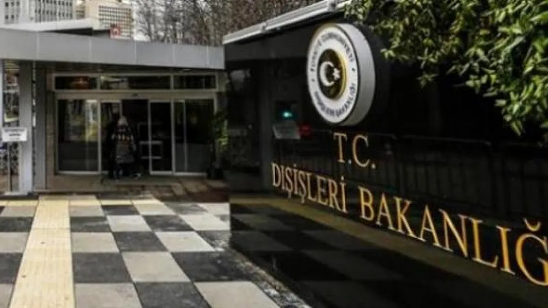 Dışişleri Bakanlığından İsrail'e Tepki