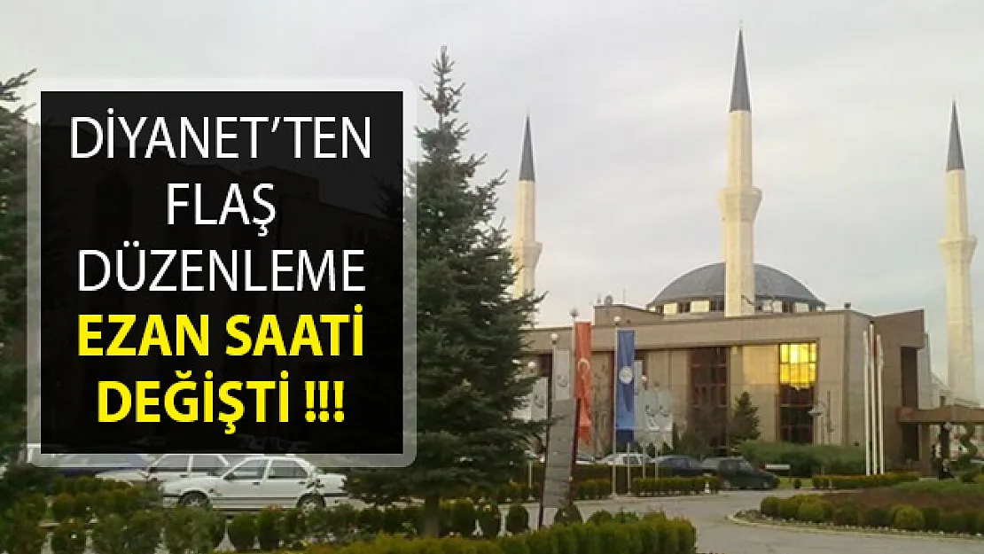 Diyanet Açıklama Yaptı! Sabah Ezanı Saatinde Değişiklik Yapıldı