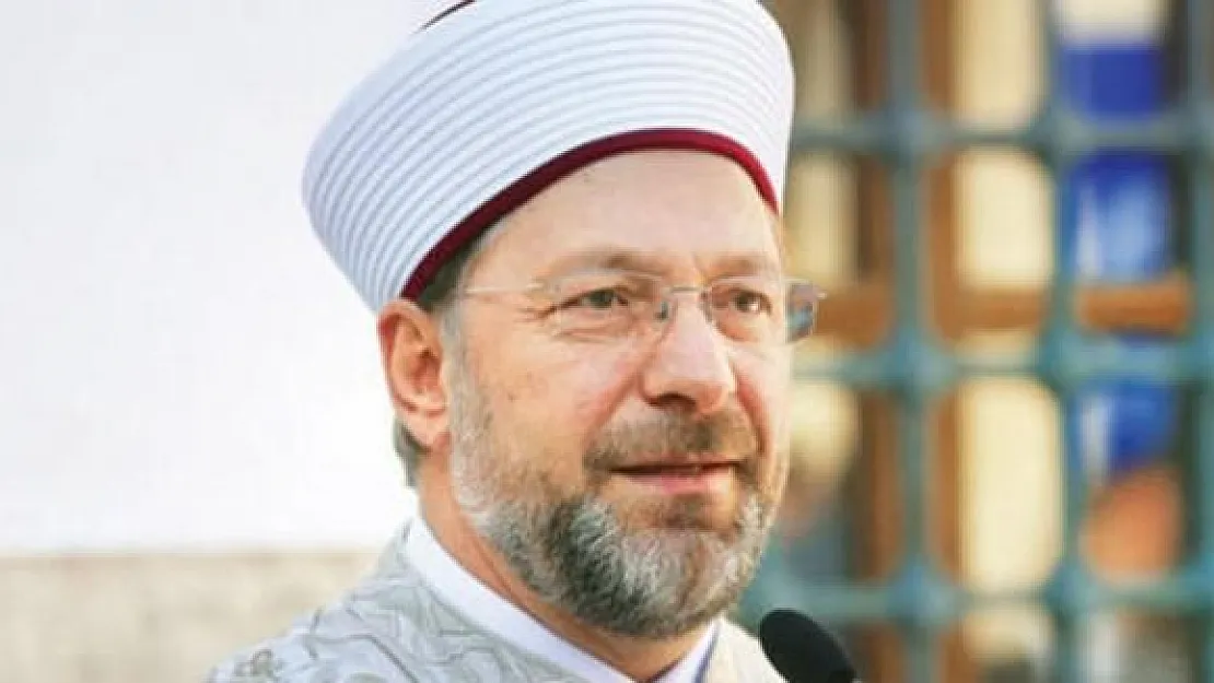 Diyanet İşleri Başkanı Erbaş'tan Terör Açıklaması